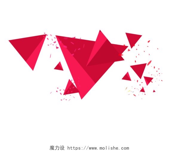 红色三角体